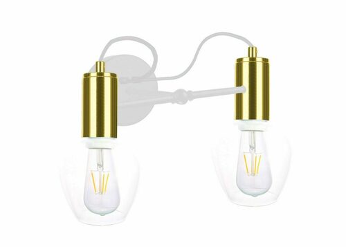 Jelölje be Fali lámpa 2xE27 MAYA WHITE / GOLD