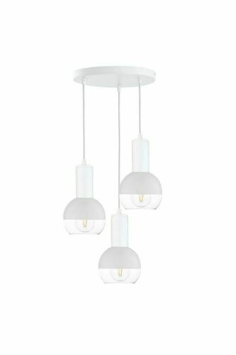 Jelölje be Keter ICE 1612 fehér/átlátszó függeszték 3xE27 30 cm