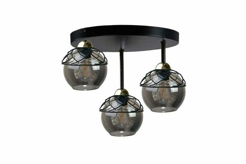 Jelölje be Mennyezeti lámpa 3xE27 MERA BLACK / GOLD