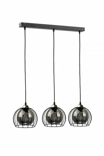 Jelölje be Függesztett lámpa 3xE27 SOLO BLACK / GOLD