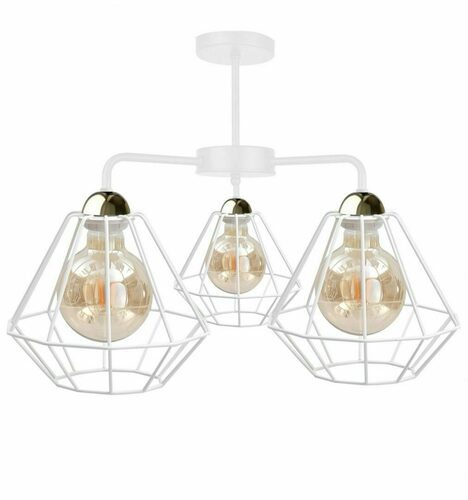 Jelölje be Mennyezeti lámpa 3xE27 FOSKAL WHITE / GOLD