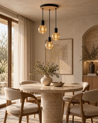 Jelölje be Keter Lighting JANTAR WOOD 2027 függőlámpa 3×E27, fekete, fa és mézszínű üveg