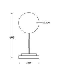 Bacan Table Famlight állólámpa small 3