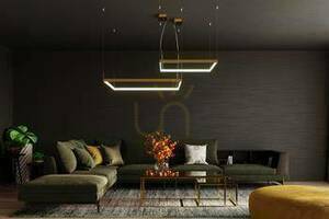 Thoro TUULA M arany LED csillár 3000K 40 W small 7