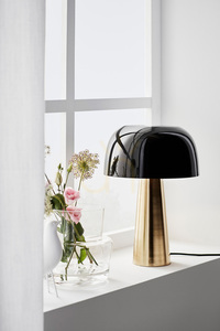 Asztali lámpa Markslojd Blanca 107934 fekete-barna fém 35 cm small 1