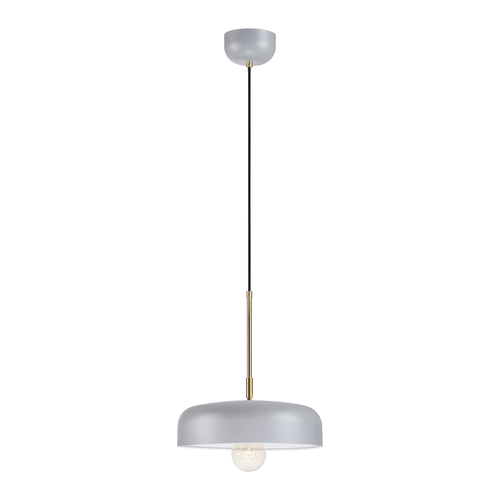 Jelölje be Függőlámpa Markslojd CAEN 107924 szürke csiszolt sárgaréz fém E27 32 cm
