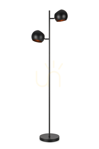 Jelölje be Padlólámpa Markslojd EDGAR 107741 fekete fém 2 égős 145 cm