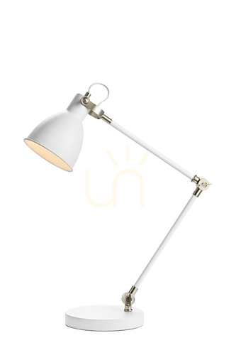 Jelölje be Asztali lámpa Markslojd HOUSE 107738 fehér fém 62 cm