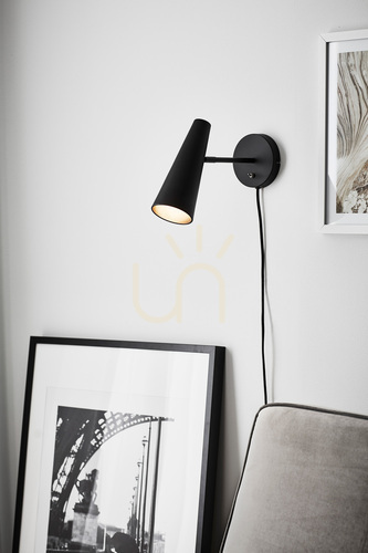 Jelölje be Fali lámpa Markslojd Peak 107898 fekete fém 1x40W