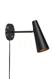 Fali lámpa Markslojd Peak 107898 fekete fém 1x40W small 0