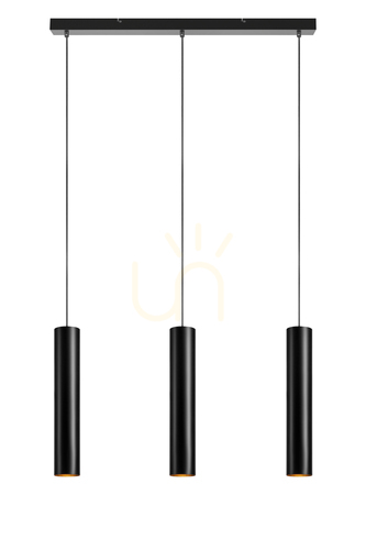 Jelölje be Függőlámpa Markslojd RUBEN 107882 fekete fém 3 búrás 82 cm