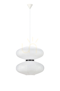 Függőlámpa Markslojd Dual 2 fehér papír 60 cm 108215 small 0