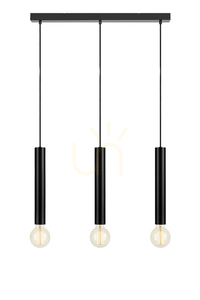 Függőlámpa Markslojd Sencillo 3L fekete fém 75 cm 108262 small 0
