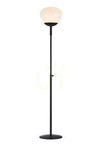 Padlólámpa Markslojd RISE 108278 fekete fém füstszínű üveg 150 cm small 0