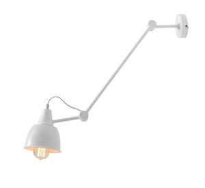Aldex Aida White mennyezeti lámpa állítható karral, fehér fém, E27, 14 cm búra, 814PL_G small 0