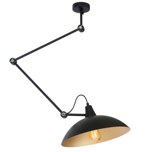 Jelölje be Plafond Melos fekete-arany Aldex 36,5 cm E27 808PL_G1_Z