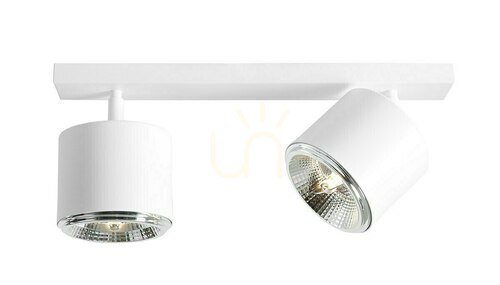 Jelölje be Plafond Aldex Bot 2 fehér LED GU10 40 cm 2x35W 1046PL_H