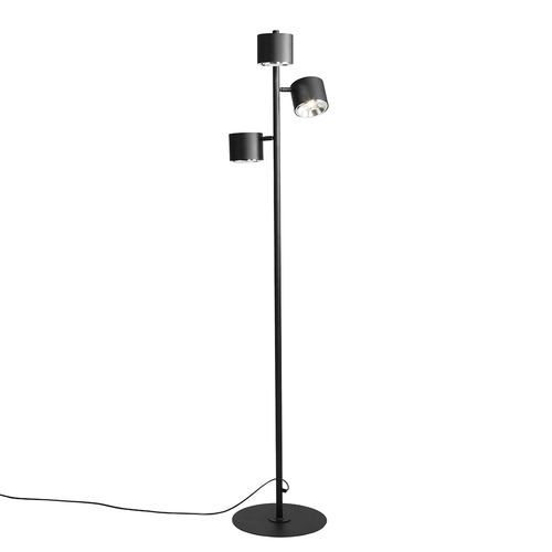 Jelölje be Álló lámpa Aldex Bot fekete fém 3 fényű GU10 165cm 1047A