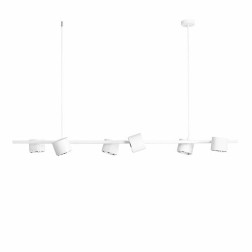 Jelölje be Függőlámpa Aldex Bot 6 fehér GU10 AR111 6x35W 161cm 1046K