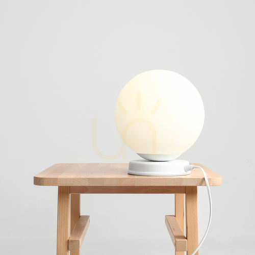Jelölje be Asztali lámpa Aldex Ball White M üveggömb 20 cm E27 1076B_M