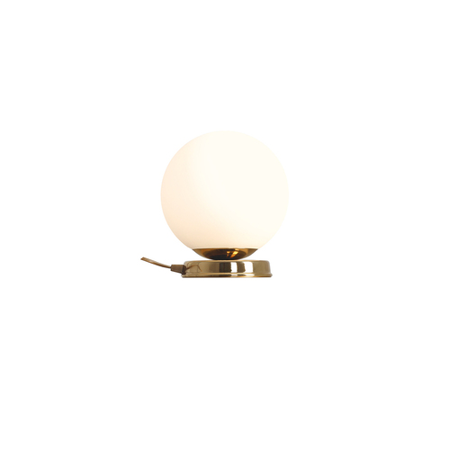 Jelölje be Asztali lámpa Aldex Ball Gold M 20cm fém LED E27 1076B30_M