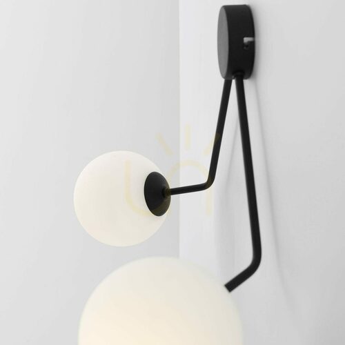 Jelölje be Fali lámpa Aldex Holm 2 fekete 63 cm E14 IP20 1082D1