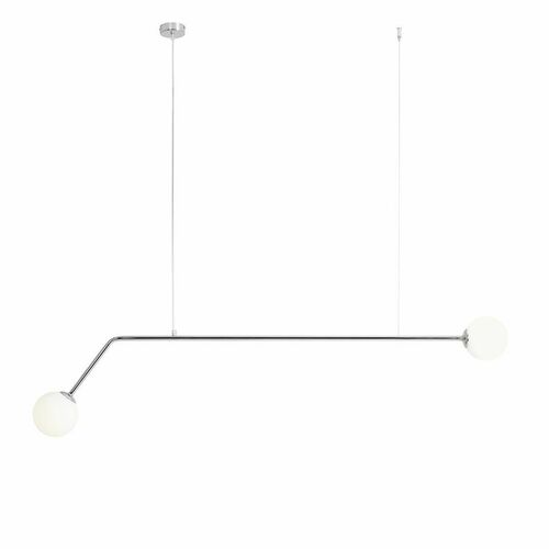 Jelölje be Függőlámpa Aldex Pure Chrome 2xE14 2x40W 120cm 1064H4