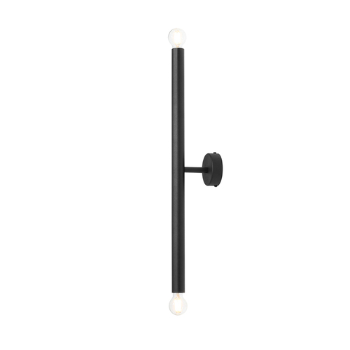 Jelölje be Fali lámpa Aldex Tubo 2 Black S 2xE14 LED fekete 60 cm 1072D1_S