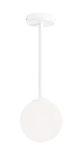 Jelölje be Aldex Plafond Pinne fehér fém-üveg 14cm 1080PL_G_S