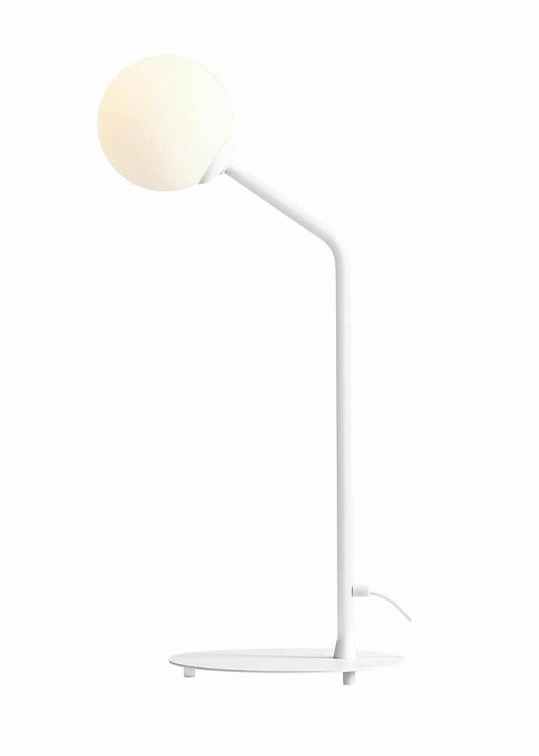 Jelölje be Asztali lámpa Aldex Tiszta fehér fém üveg 62 cm 1064B Asztali lámpa Aldex Tiszta fehér fém üveg 62 cm 1064B