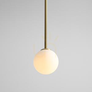 Aldex Pinne Long Brass mennyezeti lámpa, sárgaréz és opálüveg, E14, 92 cm, 1080PL_G40_L small 1