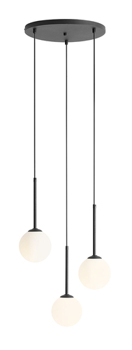 Jelölje be Függőlámpa Aldex Bosso 3 gyűrűs fekete LED E14 3x40W 1087E1_R
