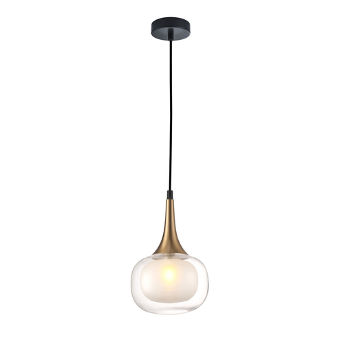 Jelölje be Italux Konila sárgaréz G9 LED függőlámpa PND-99709-1-BRO-CL