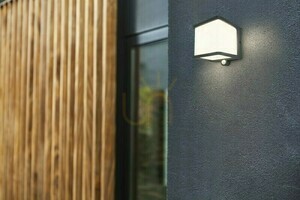 Kültéri fali lámpa Lutec DOBLO mozgásérzékelős LED 8W antracit 6940101125 small 1