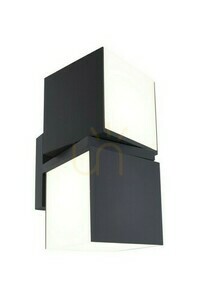 Lutec CUBA 5193808118 kültéri fali lámpa két forgatható LED-kockával, 4000 K, antracit, IP54 small 0