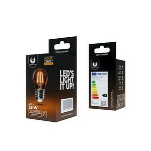 LED izzó izzó füzérekhez arany 4W 2200K 400lm small 1