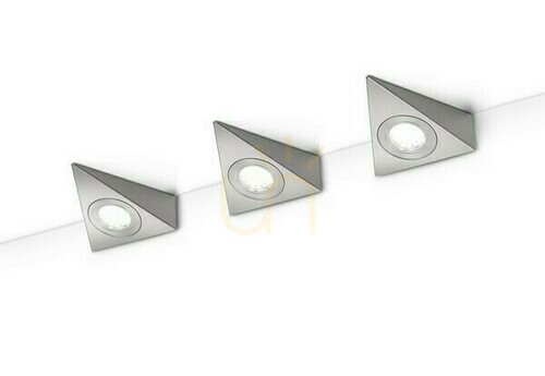 Jelölje be Trio ECCO 273370307 LED szekrényvilágítás, 3 darabos készlet – matt nikkel