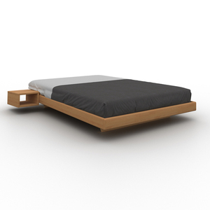 WoodMan CARRE tömör bükkfa franciaágykeret 180 × 200 cm karamell WUA-01478 small 1