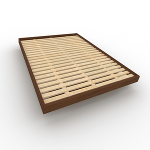 WoodMan CARRE ágy 180x200, tömör bükkfa, dió, SKU WUA-01479 small 2