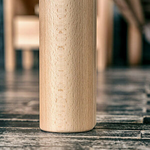 Ágy WoodMan Drop Hard 140x200 bükkfa, kezeletlen, SKU WUA-01266 small 2