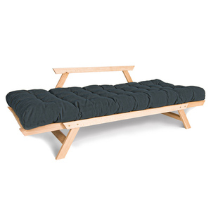 Kanapéágy WoodMan Allegro bükkfa grafit, 203x80 cm, SKU 100377 small 2