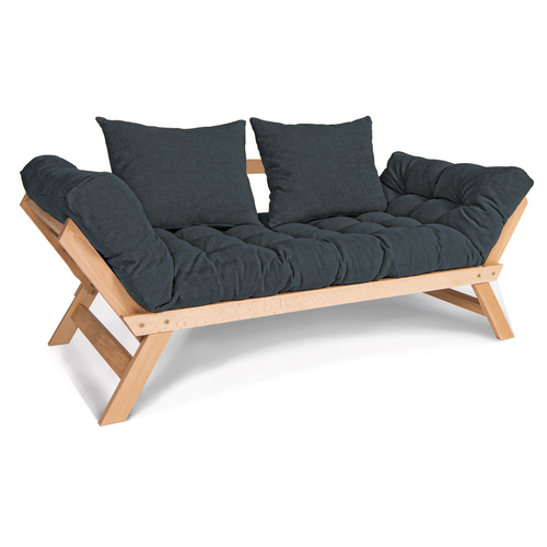 Jelölje be Kanapéágy WoodMan Allegro bükkfa, natúr/grafit, 203x80 cm, SKU WUA-00377
