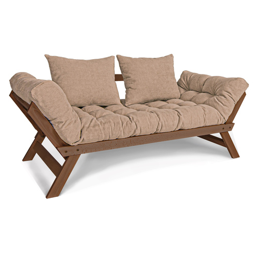 Jelölje be WoodMan Allegro bükk kanapéágy, bézs, 203x80 cm, SKU WUA-00539