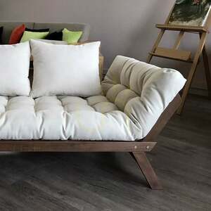 WoodMan Allegro kanapéágy bükkfa, dió/krém, 203 cm, WUA-00532 small 7