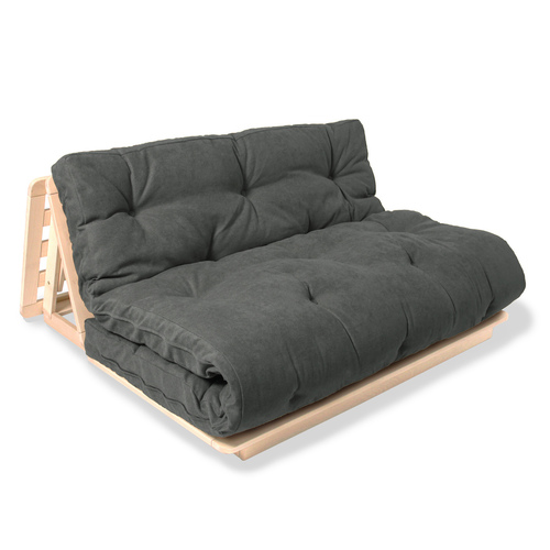 Jelölje be Futon kanapé WoodMan Layti 140 bükkfa, szürke, WUA-01115
