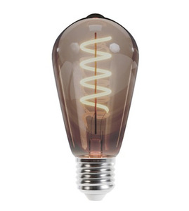 DIAMANT E27 fekete LOFT éjjeliszekrény lámpa + LED izzószál 1 DIAMANT E27 fekete LOFT éjjeliszekrény lámpa + LED izzószál small 1