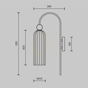 ANTIC fali lámpa MOD302WL-01W Maytoni small 6