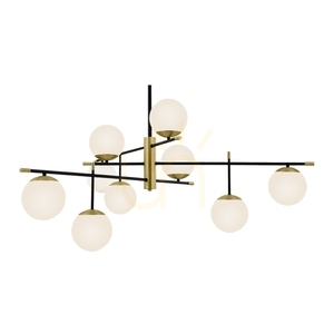 Maytoni Nostalgia csillár MOD048PL-09G fekete-arany 9×E14 131,5 cm small 7