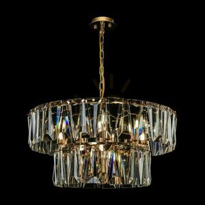 Maytoni PUNTES MOD043PL-12G kristály függőlámpa arany 12xE14 68 cm small 2