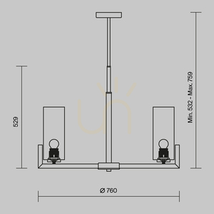 FORTANO függesztéklámpa MOD089PL-08BS Maytoni small 11